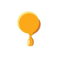 Point from honey icon vector