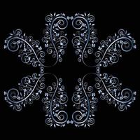 Decorative frame Elegant vector element for design in Eastern style, place for text. Beautiful floral golden border. Lace illustration for invitations, greeting cards and T Shirt design.