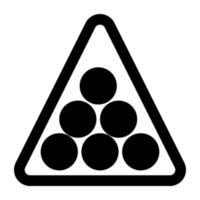 A trendy vector design of billiard balls