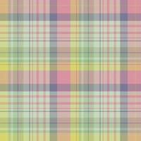 Seamless pattern in festive yellow, green, violet and pink colors for plaid, fabric, textile, clothes, tablecloth and other things. Vector image.