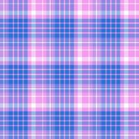 Seamless pattern in evening pink, dark blue, white and violet colors for plaid, fabric, textile, clothes, tablecloth and other things. Vector image.