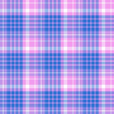 Seamless pattern in evening pink, dark blue, white and violet colors for plaid, fabric, textile, clothes, tablecloth and other things. Vector image.