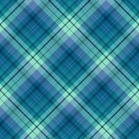 Seamless pattern in discreet green and dark blue colors for plaid, fabric, textile, clothes, tablecloth and other things. Vector image. 2