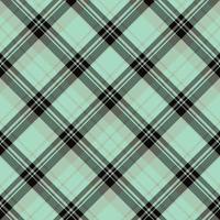 Seamless pattern in beautiful black and light green colors for plaid, fabric, textile, clothes, tablecloth and other things. Vector image. 2