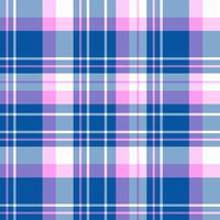 Seamless pattern in evening white, pink and blue colors for plaid, fabric, textile, clothes, tablecloth and other things. Vector image.