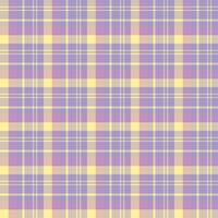 patrón impecable en grandes colores amarillo y violeta para tela escocesa, tela, textil, ropa, mantel y otras cosas. imagen vectorial vector