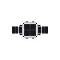 Modern smart watch icon, simple style vector