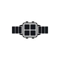 Modern smart watch icon, simple style vector