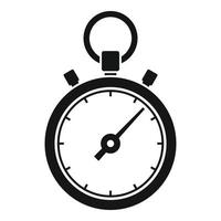 Stopwatch repair icon, simple style vector