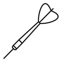 Hunting darts icon, outline style vector