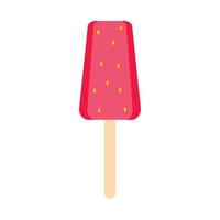 Fruit ice lolly icon, flat style vector