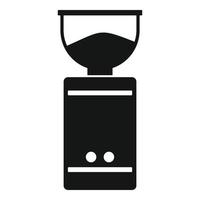 icono de molinillo mezclador de café, estilo simple vector