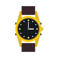Wrist watch icon, flat style vector