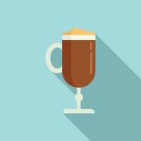 Bartender drink icon, flat style vector