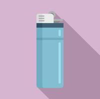 Survival lighter icon, flat style vector