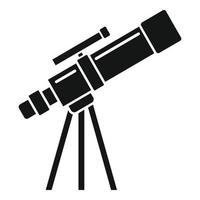 Planetarium telescope icon, simple style vector