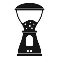 icono de molinillo eléctrico de café, estilo simple vector