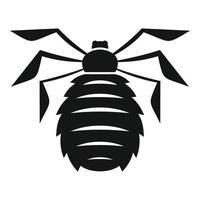 Forest bug icon, simple style vector