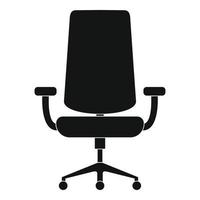New armchair icon, simple style. vector