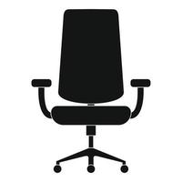 New armchair icon, simple style. vector