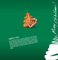 Christmas greeting card vector