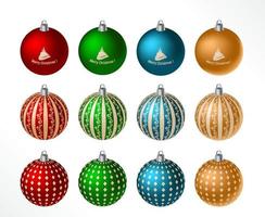 christmas ball - isolated objects - vector