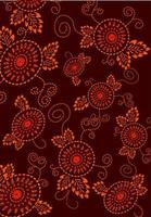 Decorative floral background vector