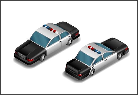 Isometric cars- vector