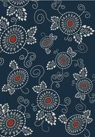 Decorative floral background vector