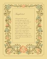 Floral background - vector