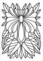 abstract plant ornament. element of wrought iron. Artistic forging sketch vector