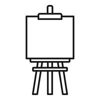 Blank, canvas, cartoon, easel, object, stand, white icon - Download on  Iconfinder