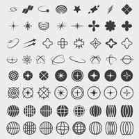 Y2K Aesthetic Icons Template over 80 Assets for Logos, Clothing