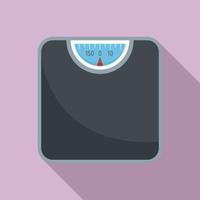 Room scales icon, flat style vector