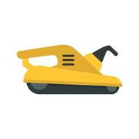 Polish machine icon, flat style vector