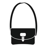 Hunter bag icon, simple style vector