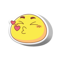 Cartoon emoticon illustration png