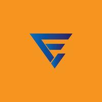 simple e letter logo design suitable for brand logos vector