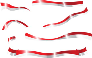 divers Indonesisch vlag linten png