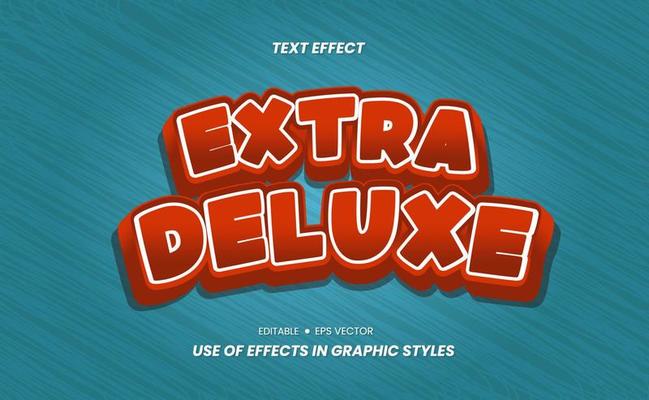 Text Effect Sticker with Color and 3D Design