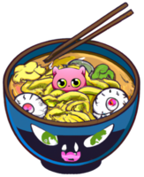 mostro ramen ciotola png