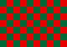 Red and green checkered background vector