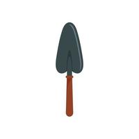 Hand shovel icon, flat style vector