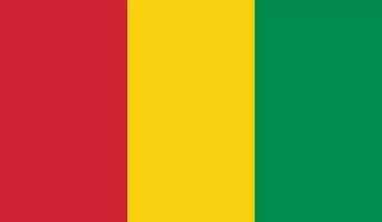 imagen de la bandera de guinea vector