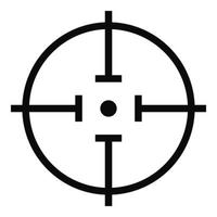 Radiodetector icon, simple style. vector