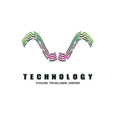 line technology icon.vector
