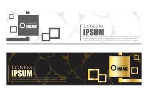 Modern abstract banner templates design vector