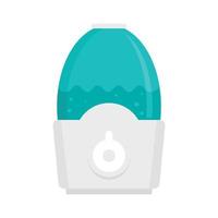 icono de humidificador, estilo plano vector