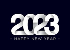 2023 New Year Combination 3D Concept Template With Typography Logo. Modern Minimalist Background For Cover, Banner And Card, Free Hi-Quality 2023 A Happy New Year Dosing Download. vector