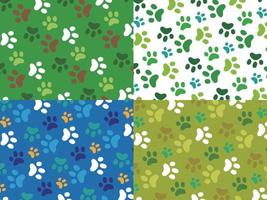 Cute colorful pow pattern design vector